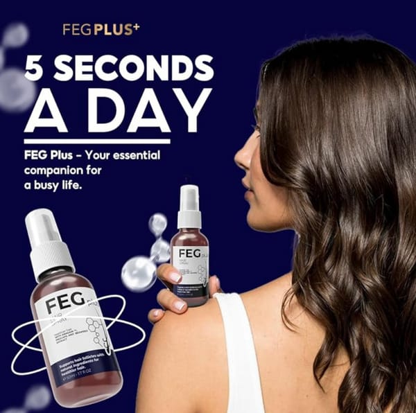 FEG PLUS Hair Growth Spray | 100% ORIGNAL USA Pak Sales