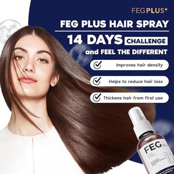 FEG PLUS Hair Growth Spray | 100% ORIGNAL USA Pak Sales