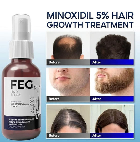 FEG PLUS Hair Growth Spray | 100% ORIGNAL USA Pak Sales